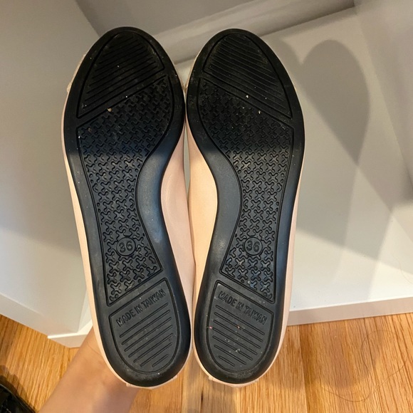 Pink Ballet Flats Lace Bow Shoes sz 6 - Picture 6 of 6